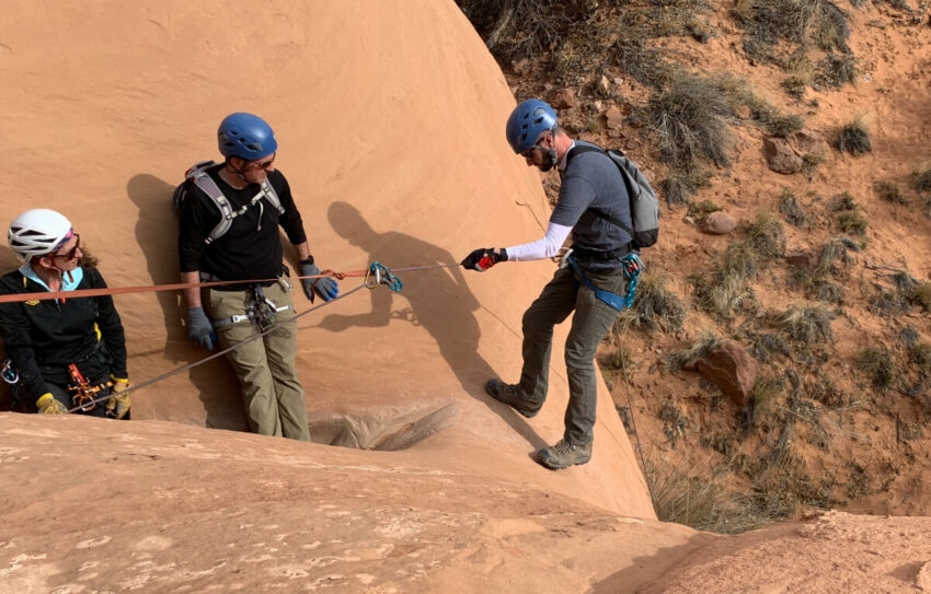 Technical North Wash Canyoneering Course North Wash Outfitters
