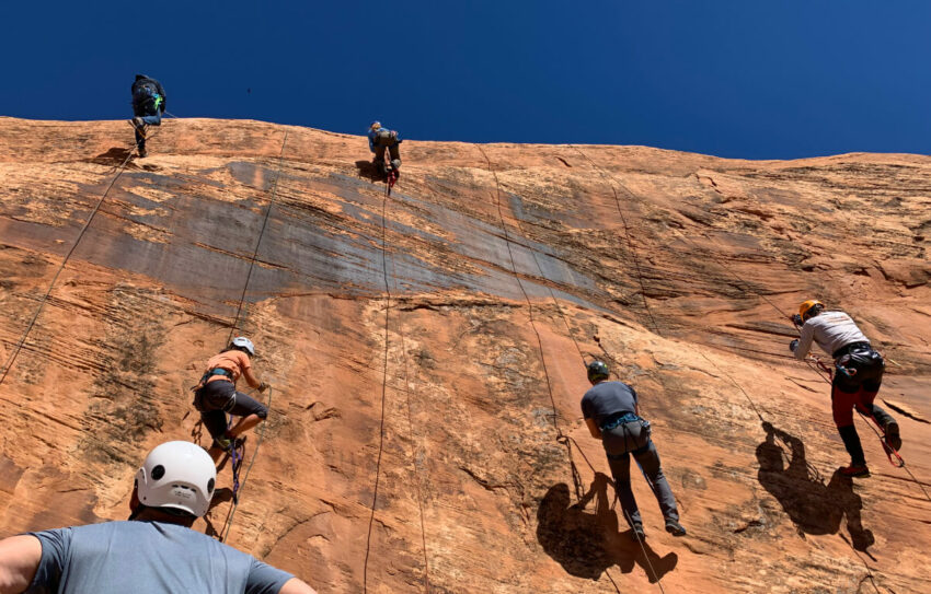 Moab Technical Canyoneering Basics Course North Wash Outfitters